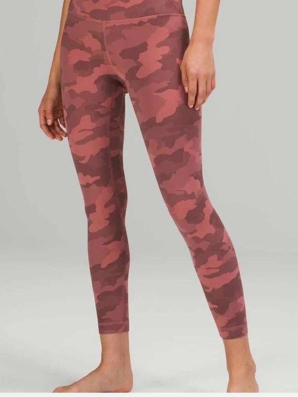 lululemon athletica Pink Camo Jeggings